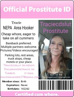 Traciecdslut Cheap sissy hooker.