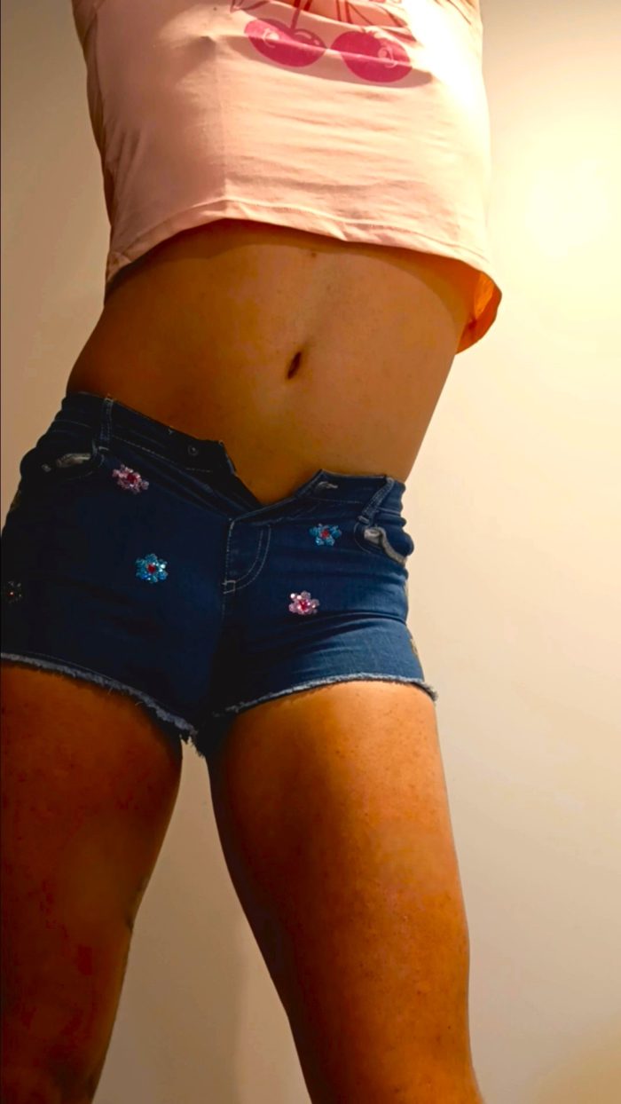 Cute Sissy Alexa in Shorts