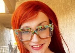 Cute dorky redhead does live dick ratings