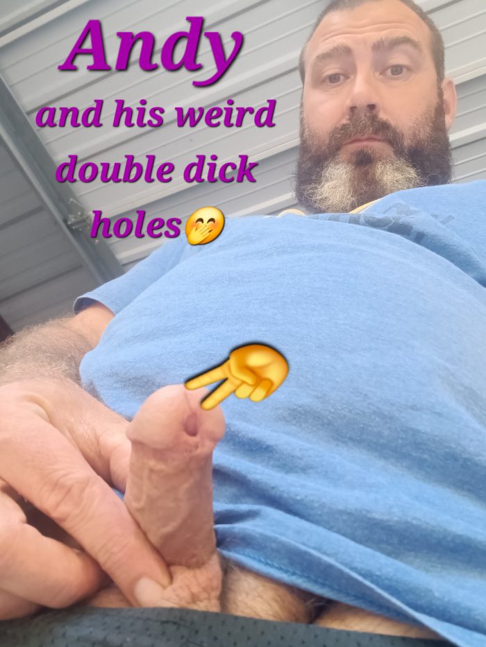 “Weird and small” My embarrassing secret, 2 double dick holes.