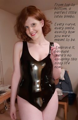 Latex Sissy Caption