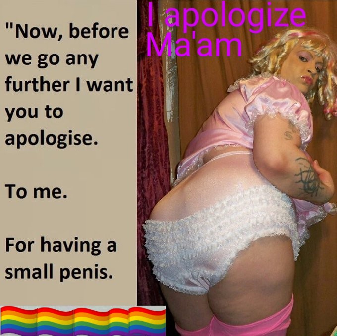 I apologize for having such a tiny little penis