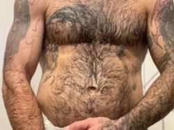 Hairy Cuban daddy gay ass and body worship webcam