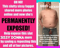 Please help expose Sissy Donna and her micropenis! She overestimated its size and as a result is ...