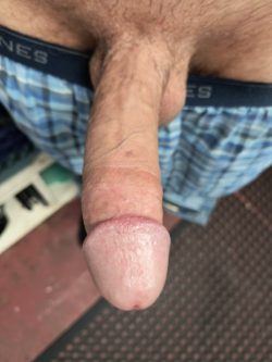 Long hard white dick