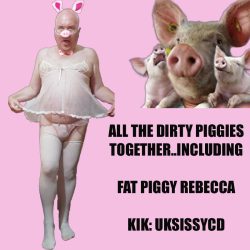 PUBLIC PIGGY FAGGOT REBECCA