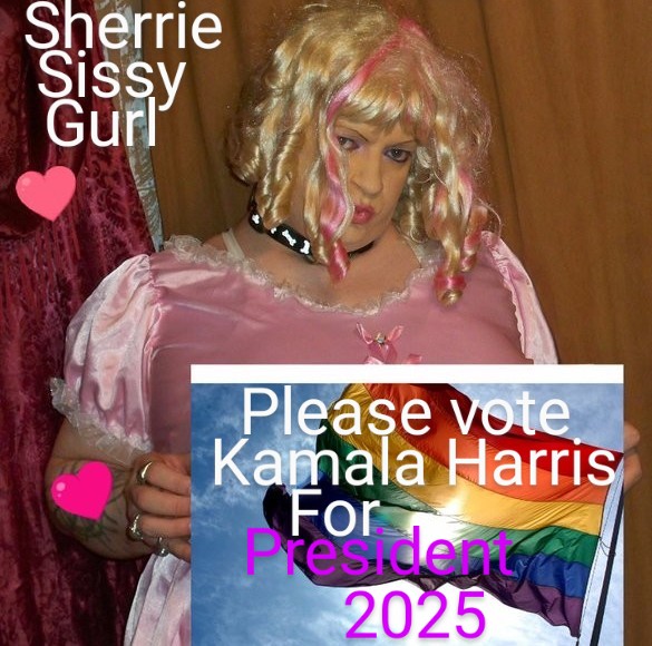 Please vote for Kamala Harris because if she