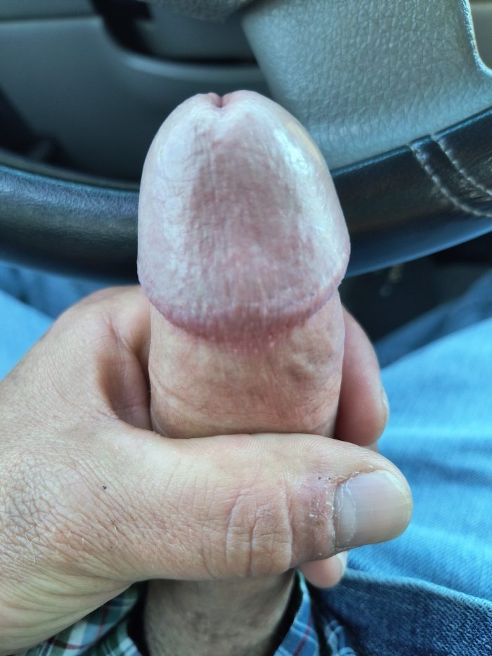 Long hard white dick