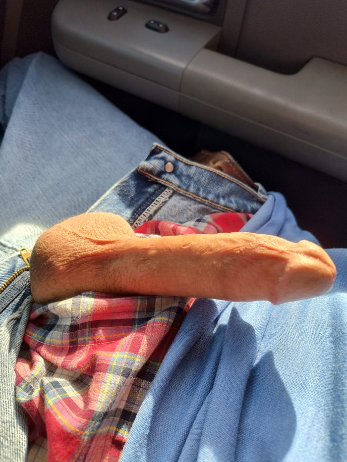 Long hard white dick