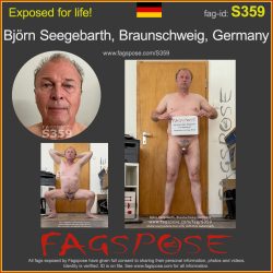 Björn Seegebarth from Braunschweig, Germany exposed by Fagspose with fag-id S359