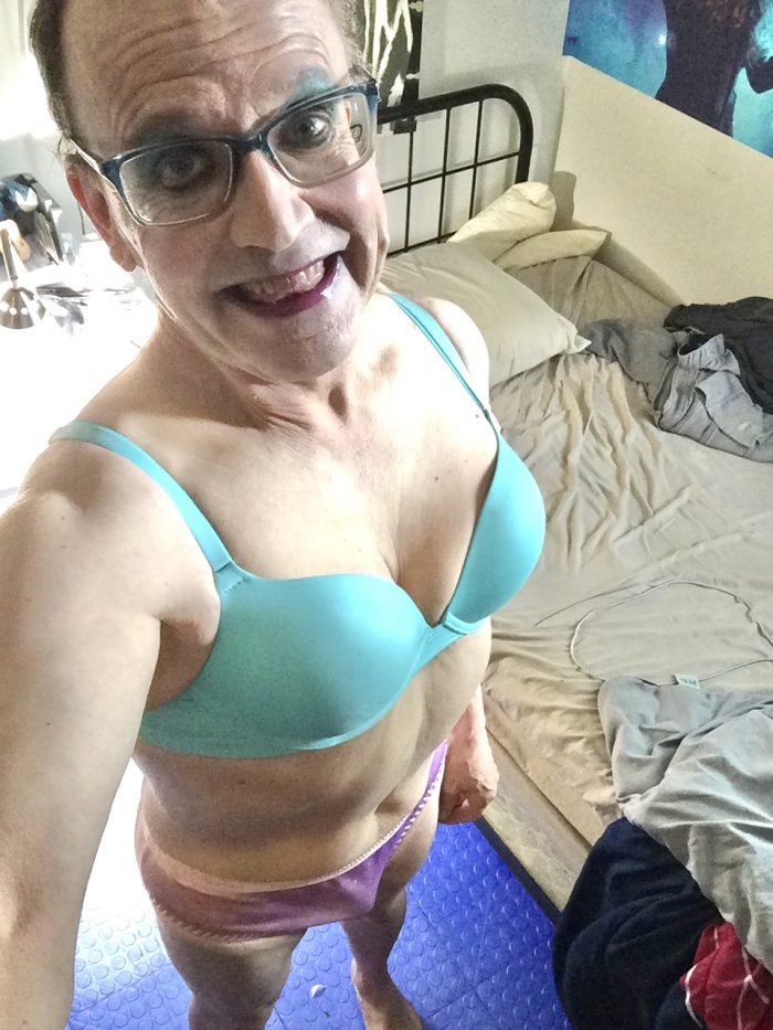 Sissy Dion lohman in blue bra