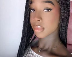 Ebony trans sissy webcam