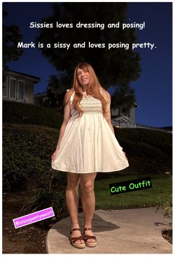 Mark loves to dress pretty as Madison