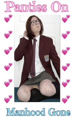 A sissy school girl who wants to be famous