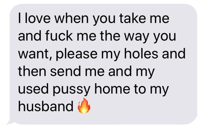 slut wife texts