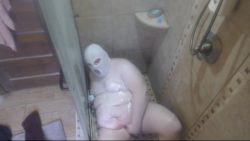 FatAssSmallDick Puts Whip Cream on himself and then Plays with it and then Takes a Shower – ...