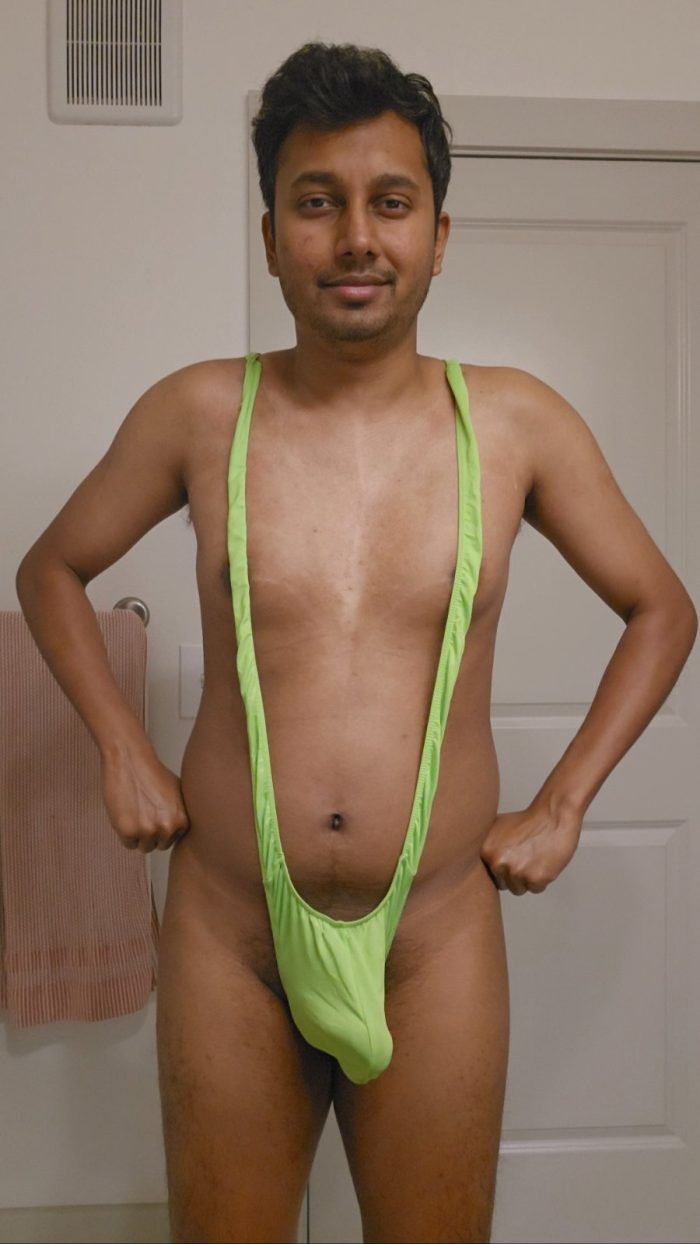 Exposed in a mankini