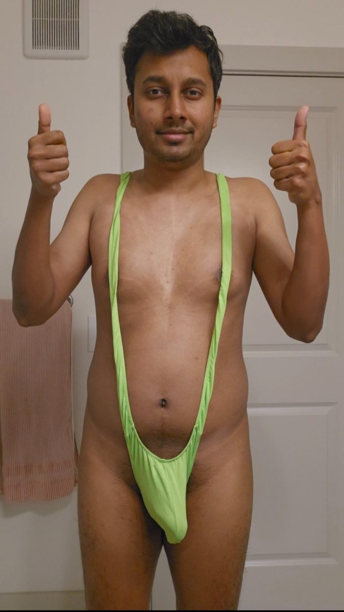 Exposed in a mankini