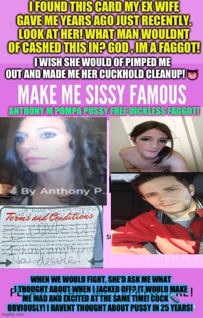 Exposed SISSY PANTY BOY Anthony Pompa! Pensacola Florida