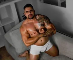 Colombian muscle master cock worship cam