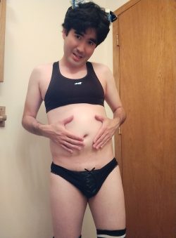 Squishy CD Femboy Underwear Poses