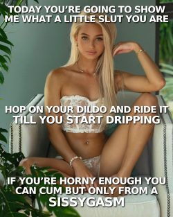 Ride Your Way to a Sissygasm