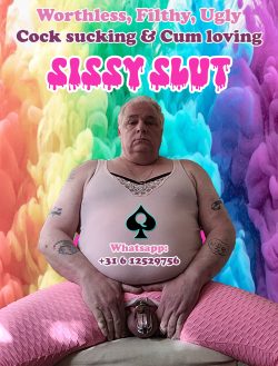 Worthless, Filthy, Ugly Sissy sl*t 🐖